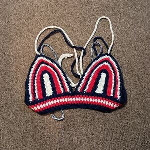 Urban Outfitters Ecote Crochet Halter Bralette